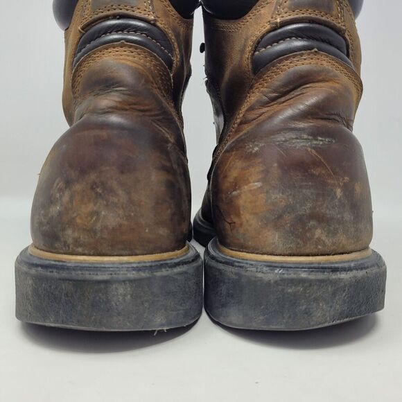 Red Wing Boots Mens 14 Brown Leather 2212 Steel Toe Work Safety DynaForce - Picture 7 of 11
